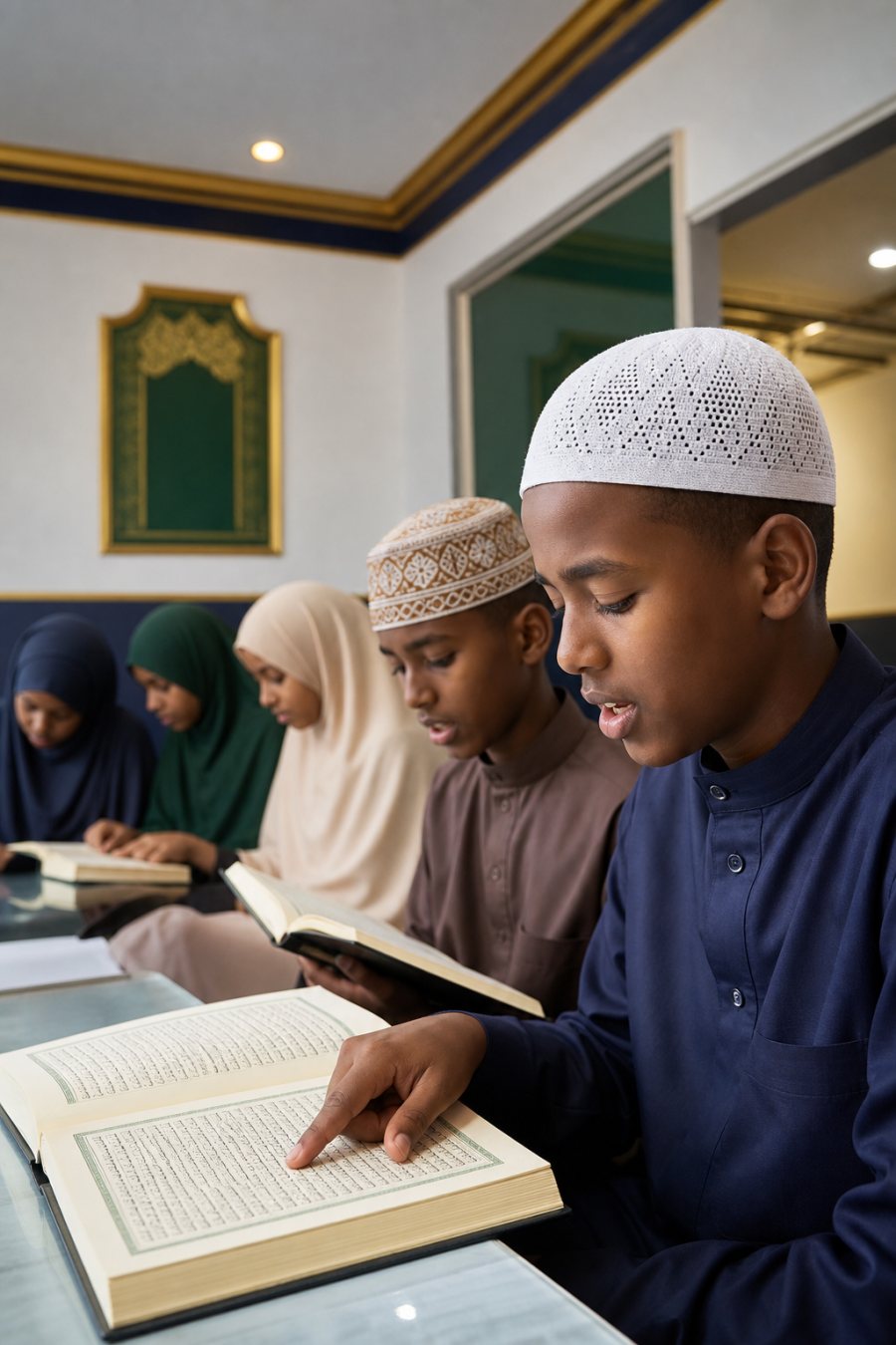 Students learning